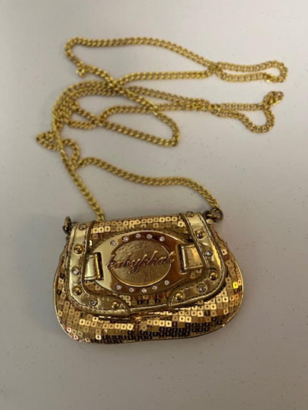 Y2K Baby Phat Vintage Micro Sequin Chain Purse